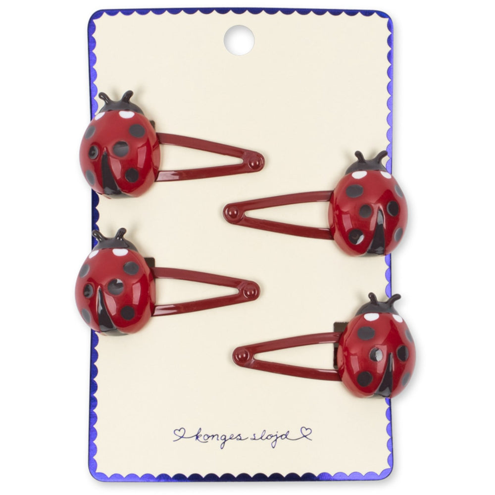 Køb Konges Sløjd Ladybug Ladybug 4 Pak Hårspænder