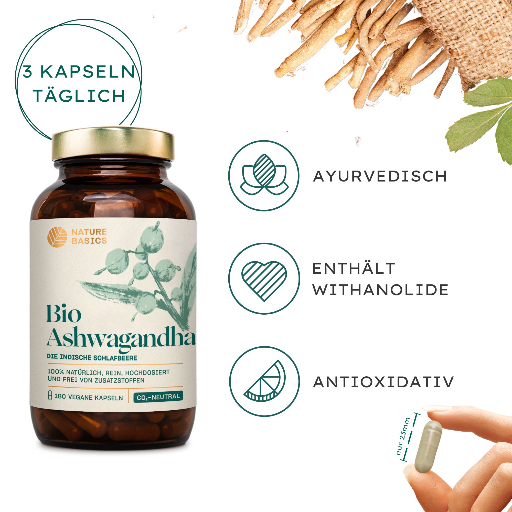 Nature Basics Bio Ashwagandha