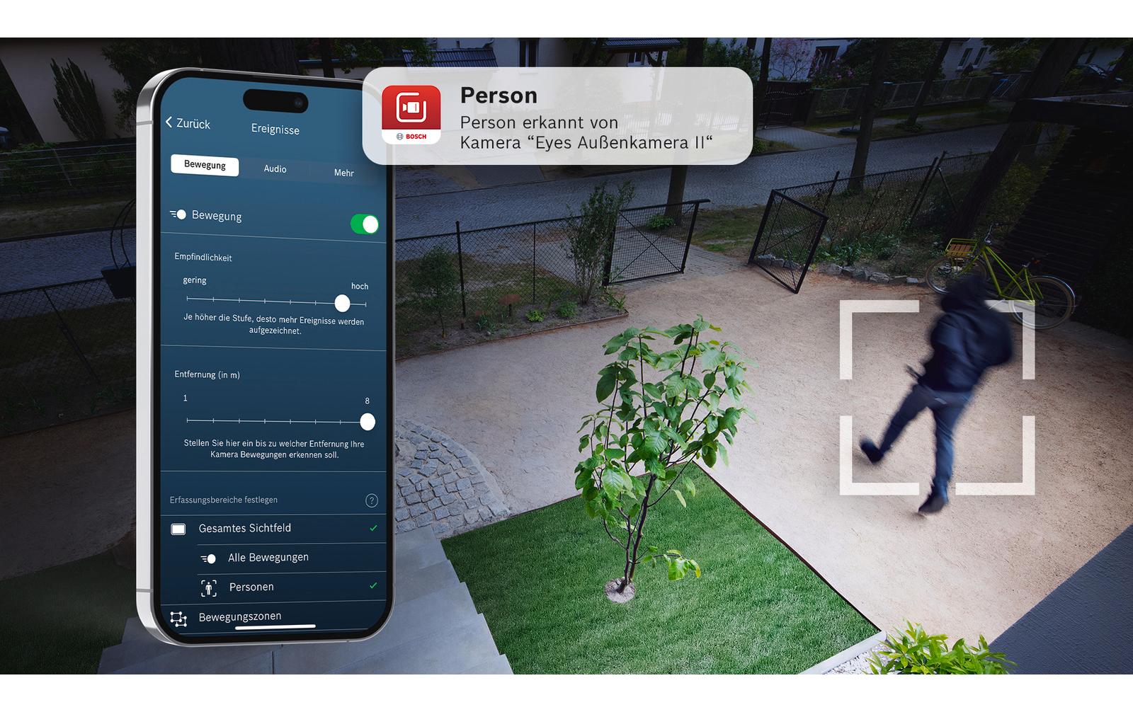 Smart Home Eyes Aussenkamera II<br>Smart Home Kamera für den Aussenbereich