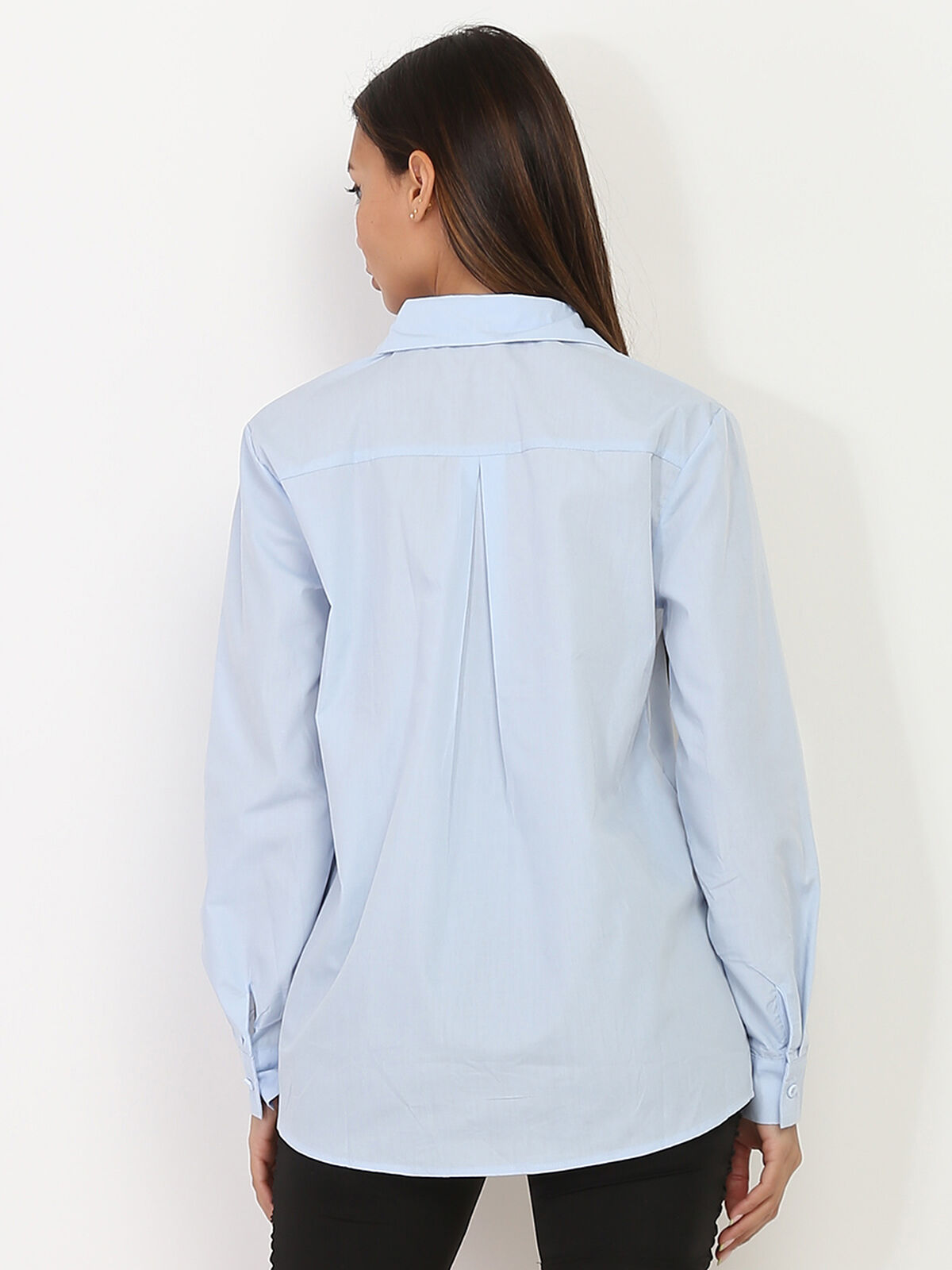Chemise classique- Bleu clair