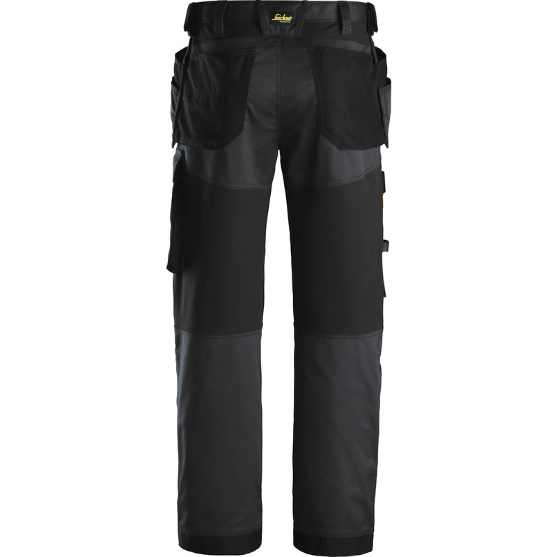 Snickers AllroundWork stretch werkbroek met holsterzakken Loose fit 6251 48 zwart*