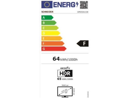 SCHNEIDER - TV LED 4K 127 cm GMS50A1GW