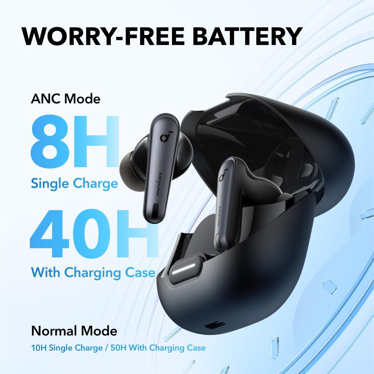 Liberty 4 NC TWS Bluetooth 5.3 In-Ear Kopfhörer mit aktiver Geräuschunterdrückung (A3947G11) - Schwarz