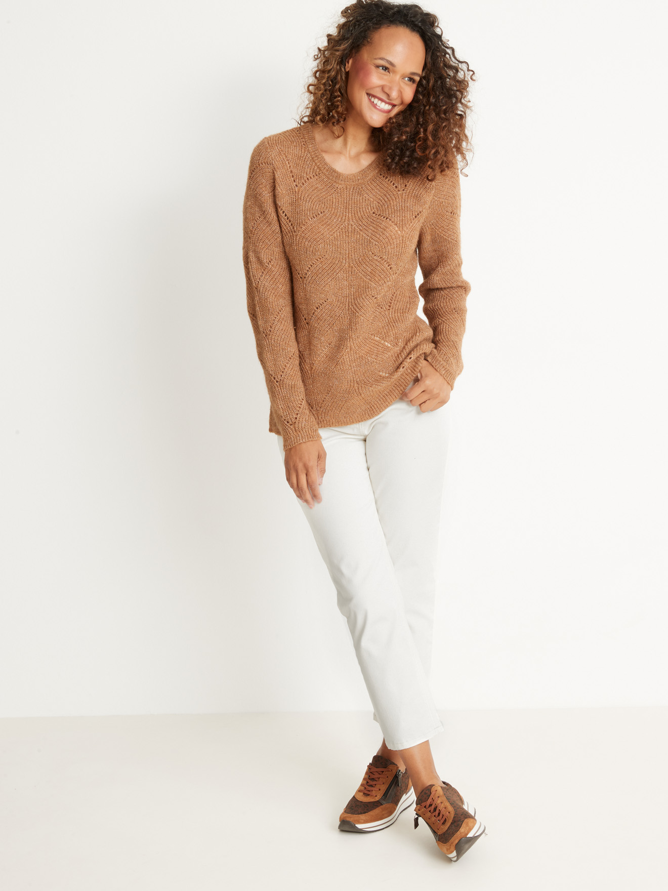 Pull en maille recyclée