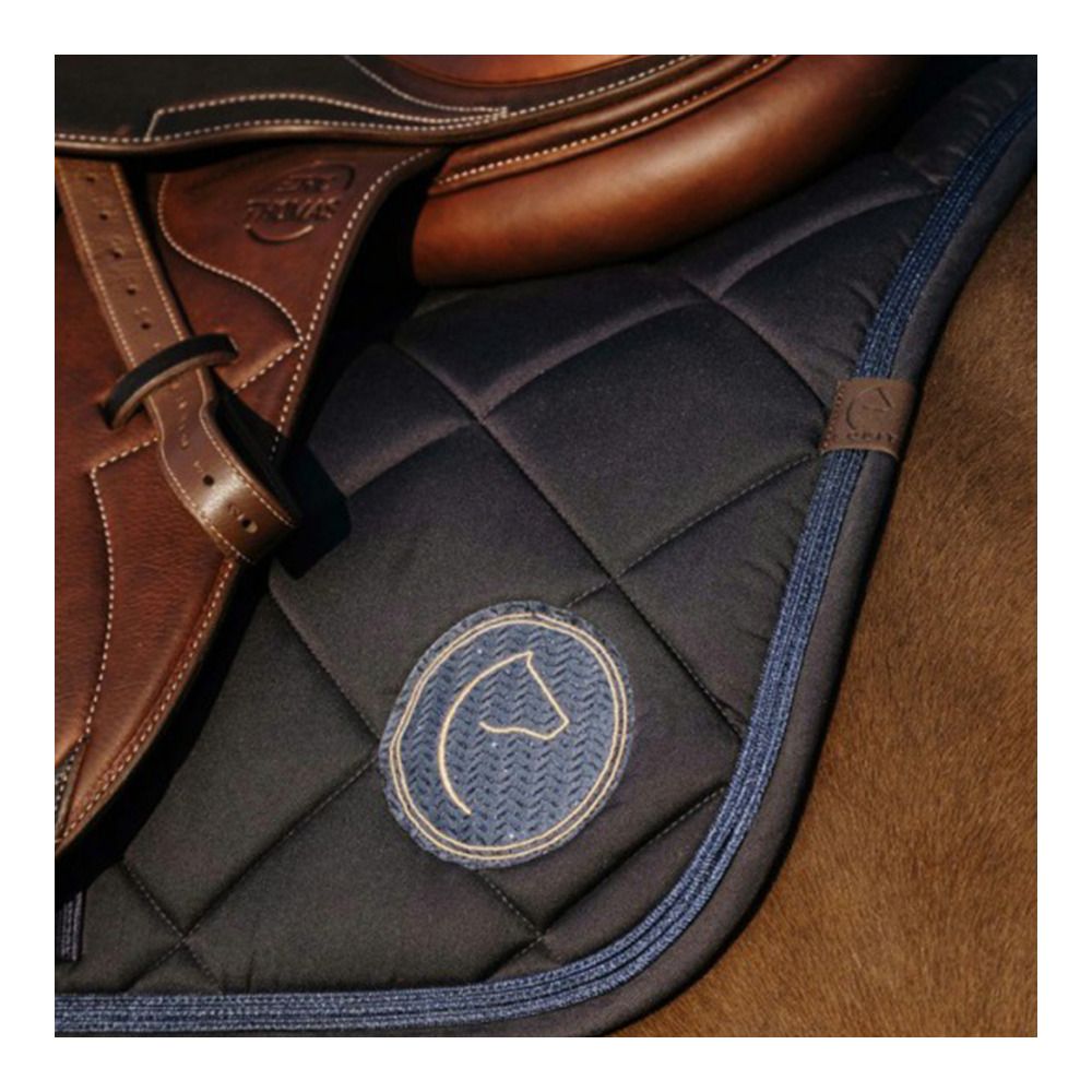 Equitheme BADGE - Tapis mixte marine