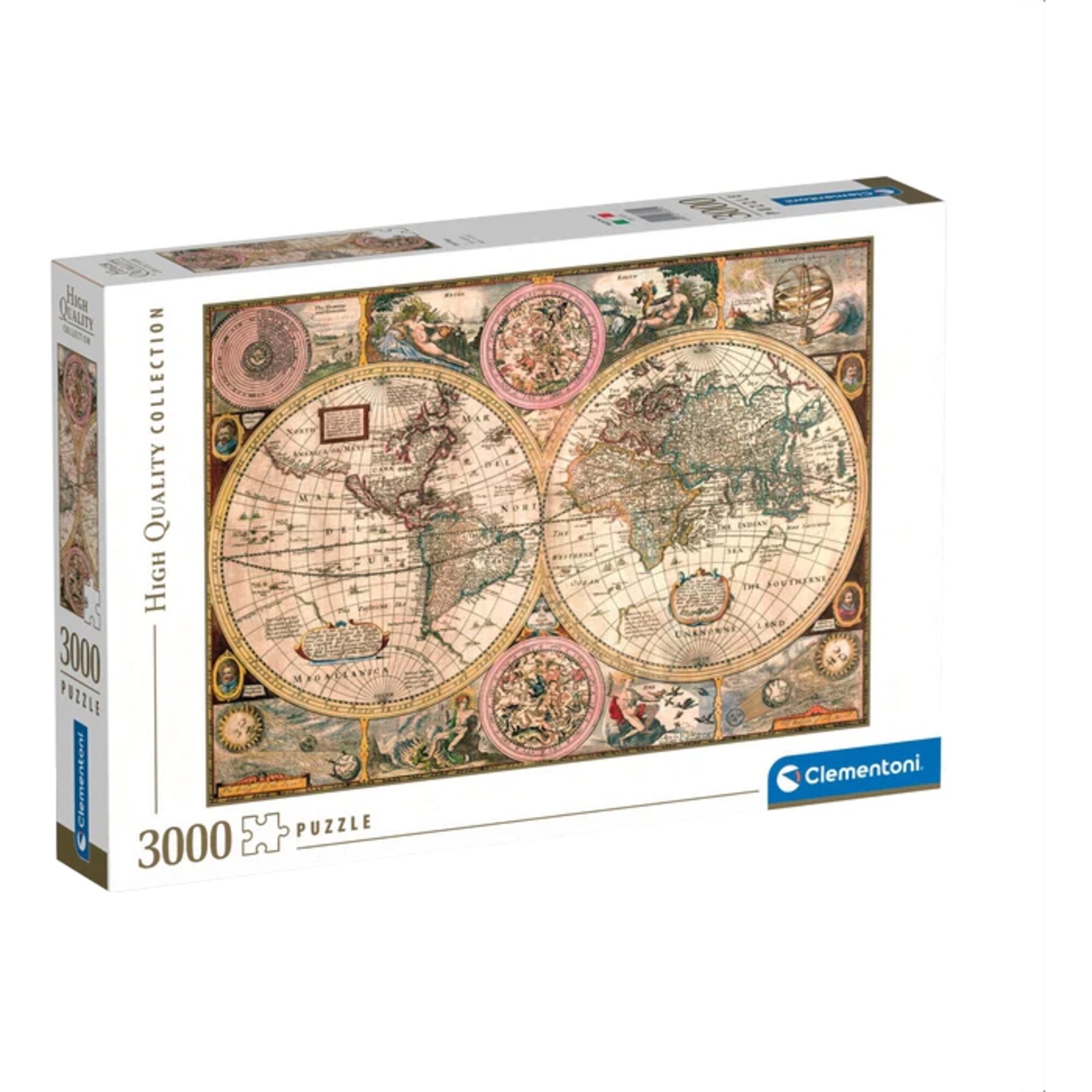 Clementoni Puzzle High Quality Collection - Alte Karte