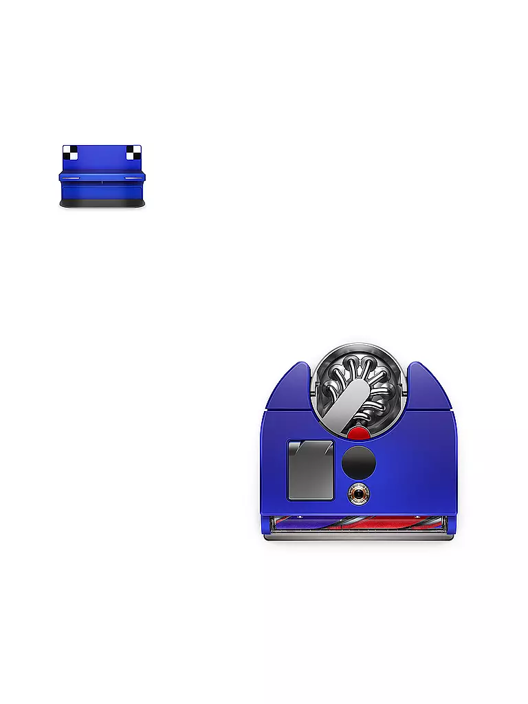 DYSON Saugroboter 360 VIS NAV Blau/Nickel blau