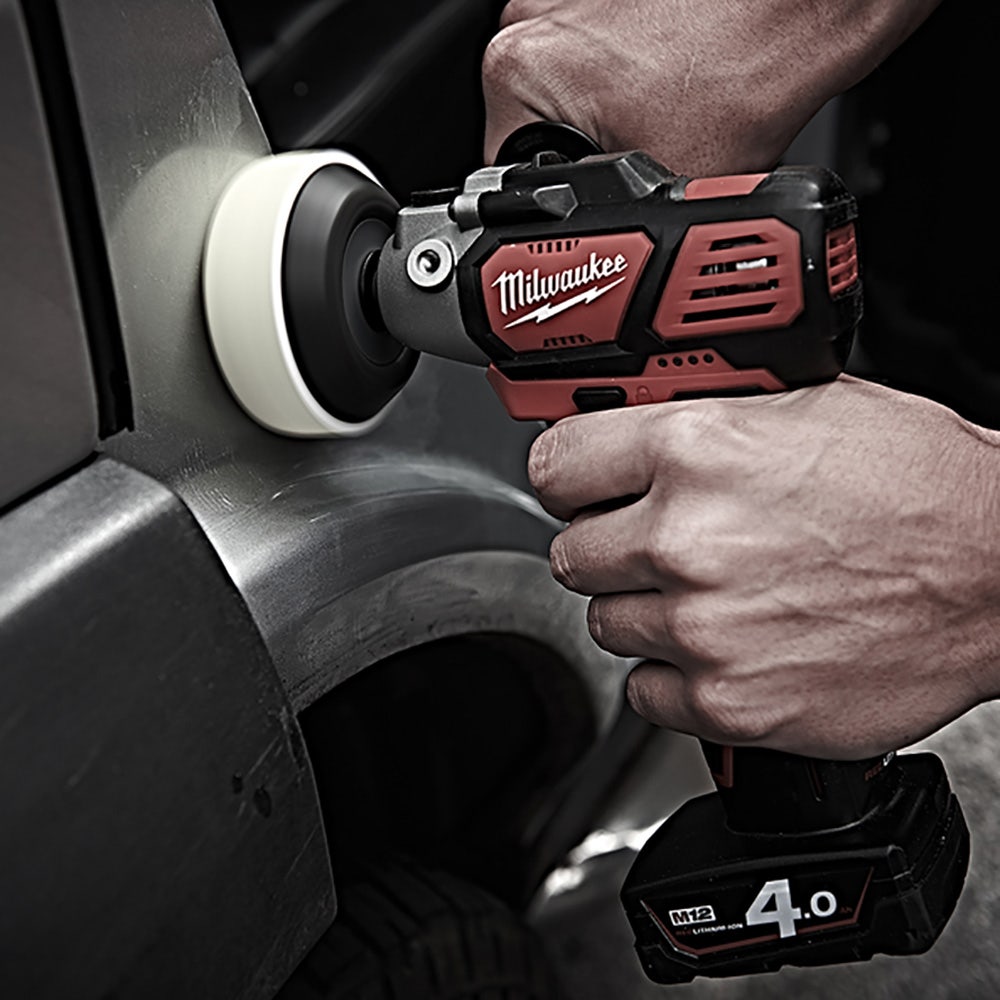 Kit de lixadeira de detalhes/polimento de pontos MILWAUKEE 12V 2 x 2.0Ah M12BPS-202B