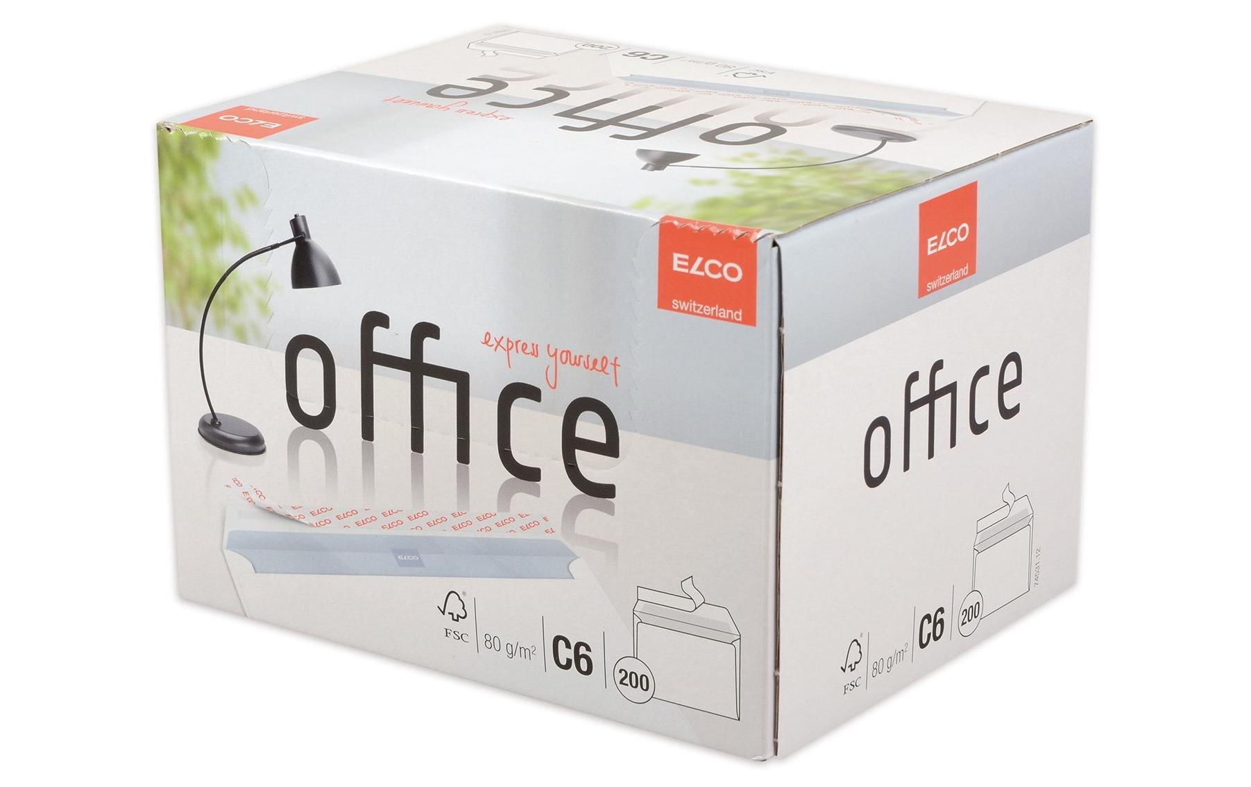 Couvert Office Box C6 ohne Fenster, 200 StückKuvert C6 in praktischer Box