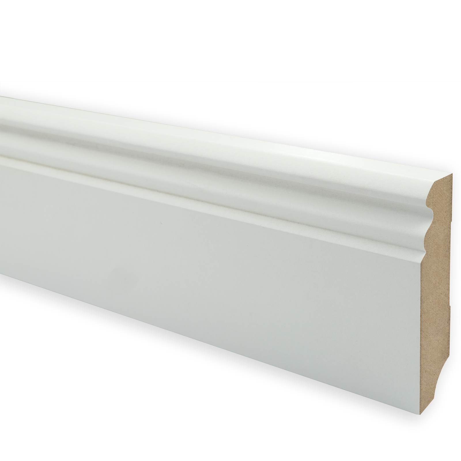 Sockelleiste - weiß - 250 cm lang