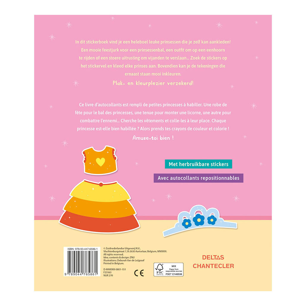 Little Princess Sticker Fun - Aankleedpoppen Stickerboek