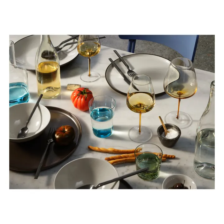 Broste Copenhagen Verre à eau Hue en verre soufflé