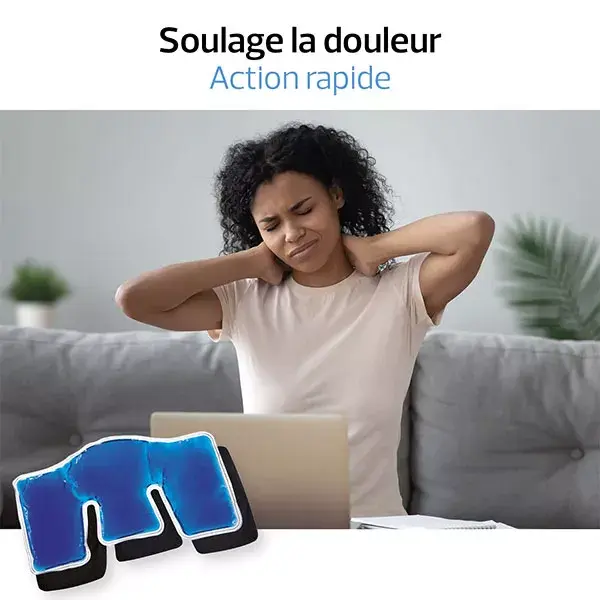 Actipoche Coussin Thermique Contractures Musculaires Cervicales et Trapezes Gel