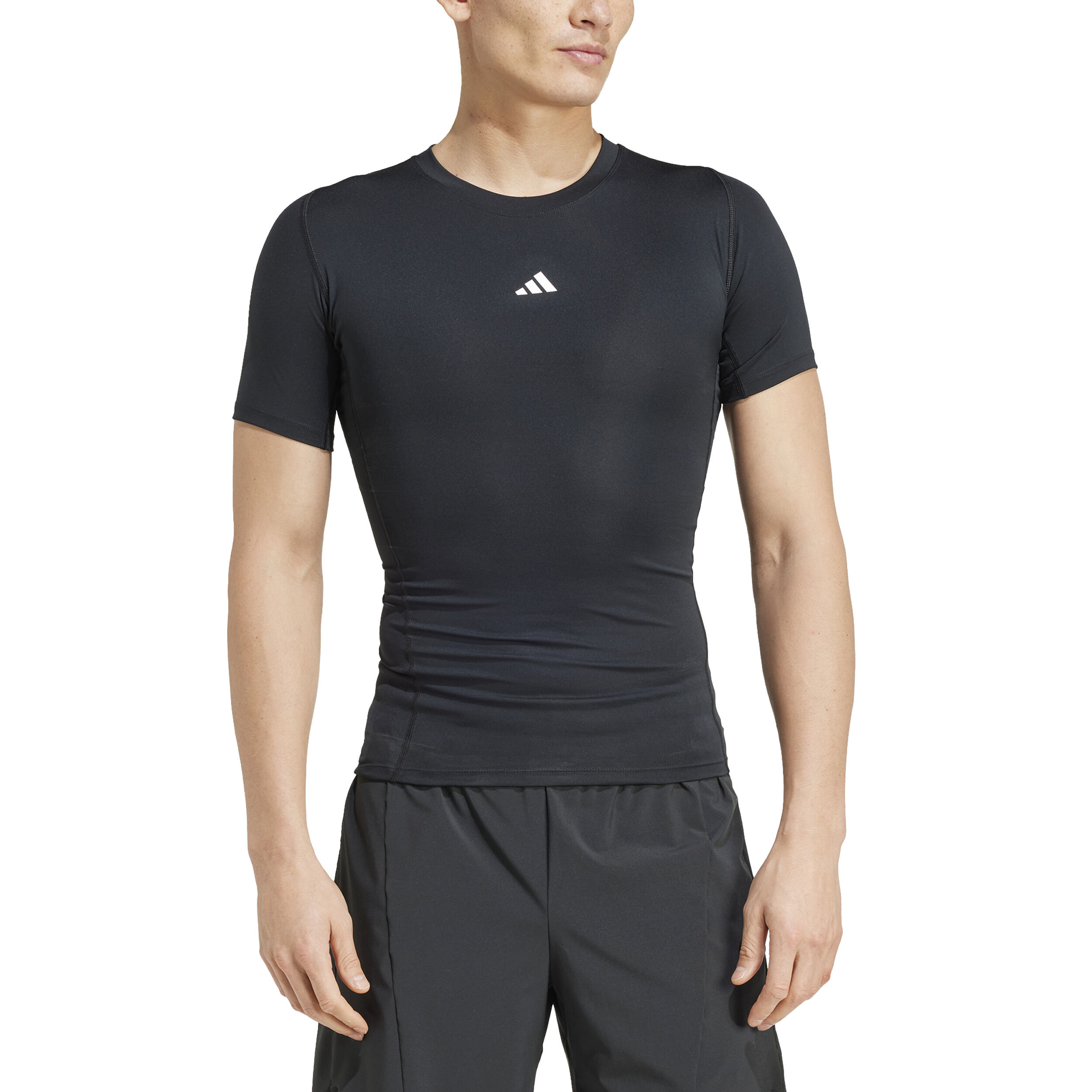 adidas TechFit Compression T-shirt Hommes - Noir