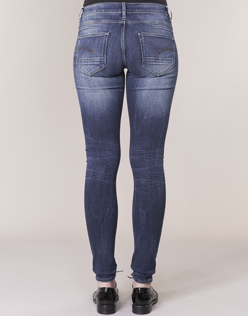G-Star Raw - D-STAQ 5 PKT MID SKINNY - Medium aged restored