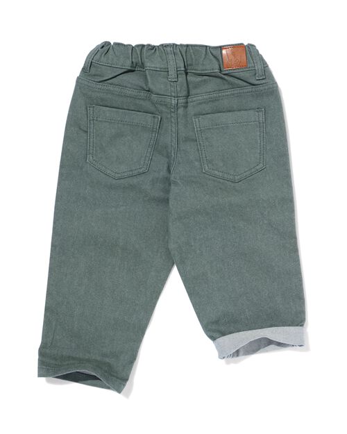 jean coupe ample pour bébé vert