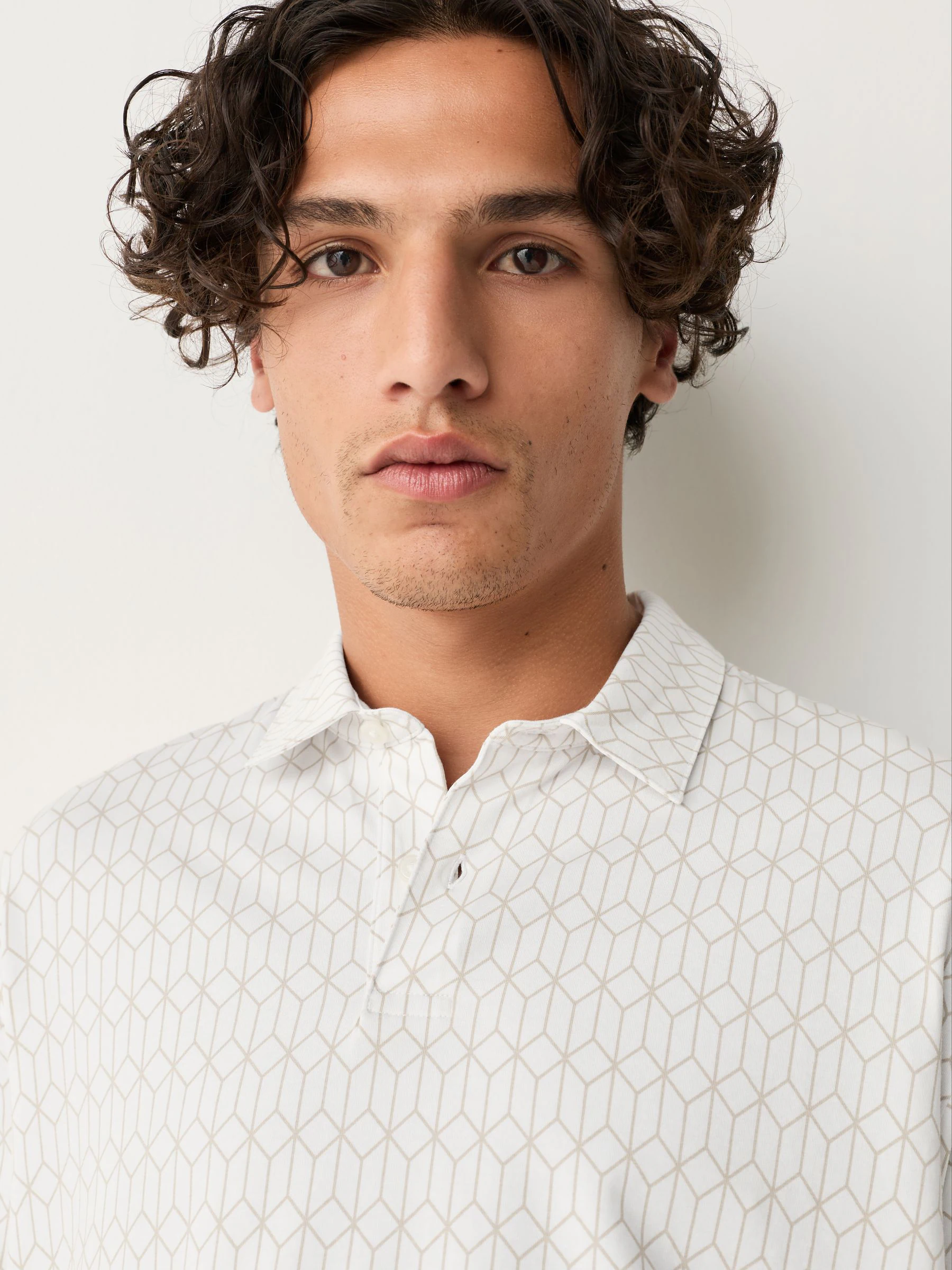 Zwart/goud/wit - Set van 3 jersey poloshirts met korte mouwen