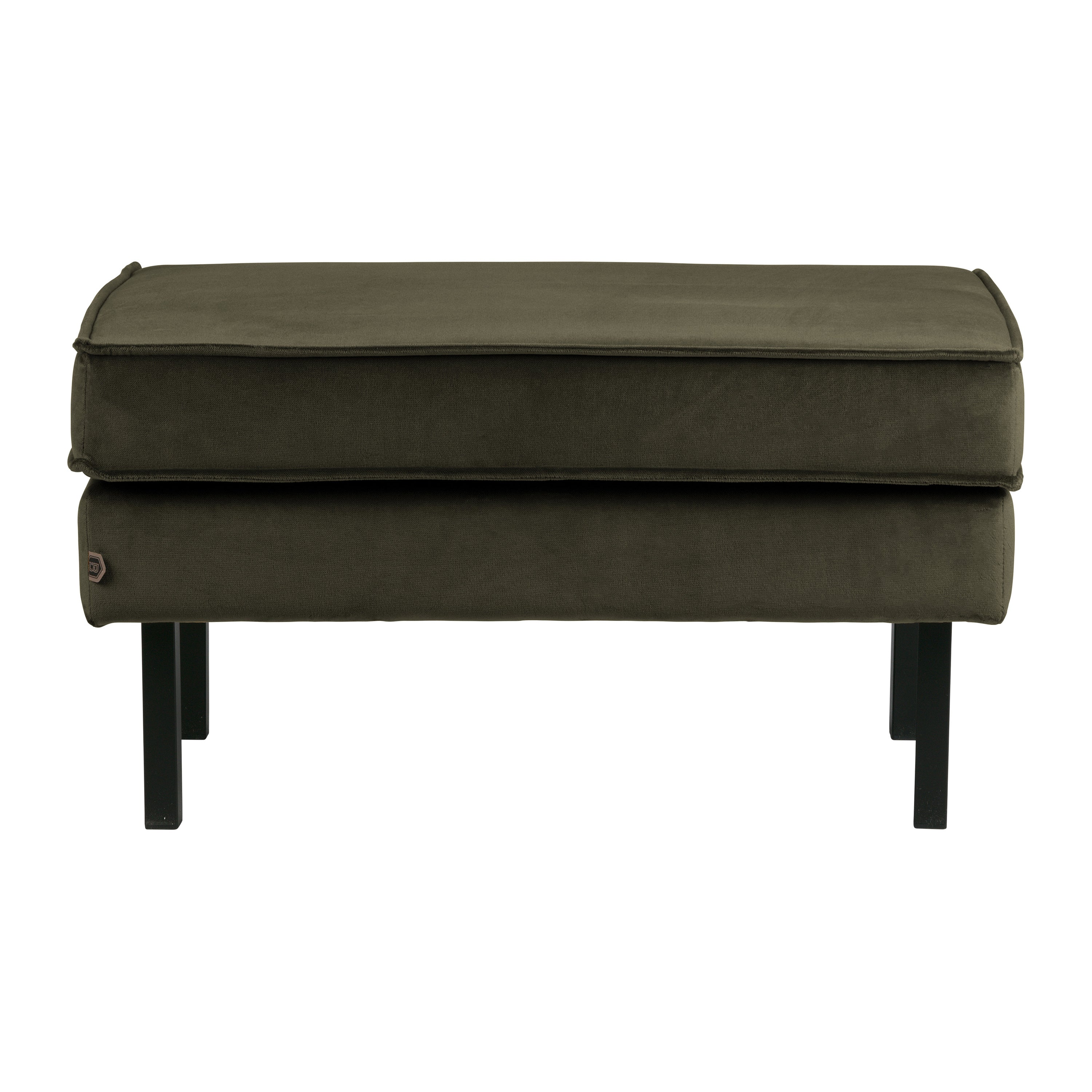 WOOOD Rodeo Hocker - Velvet - Green Hunter