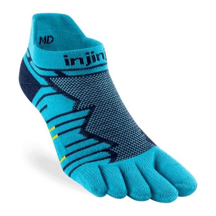 Injinji Unisex Strømper Ultra Run Mid Weight No-show Blå