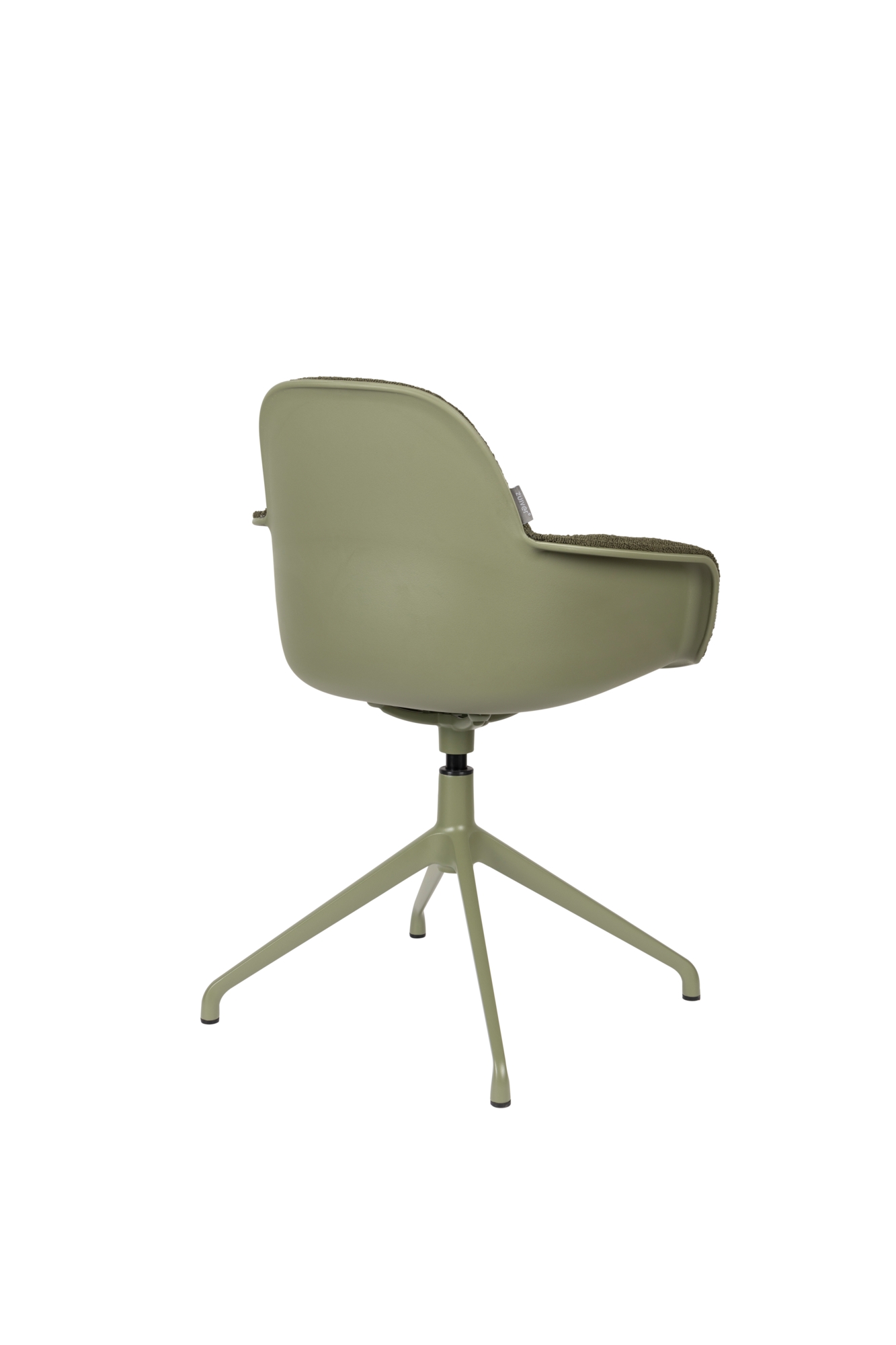 Zuiver Albert Kuip Swivel Armstoel - Set van 2 Zuiver Albert Kuip Swivel Armstoel Groen - Set van 2