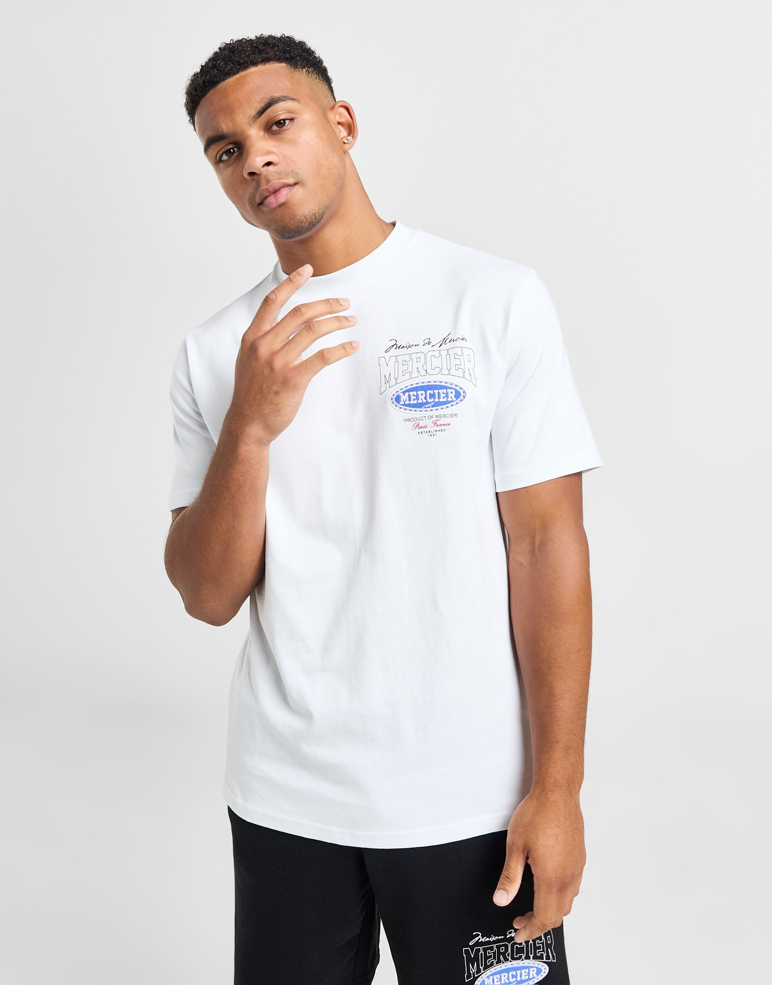 MERCIER T-shirt Multi Tour Homme