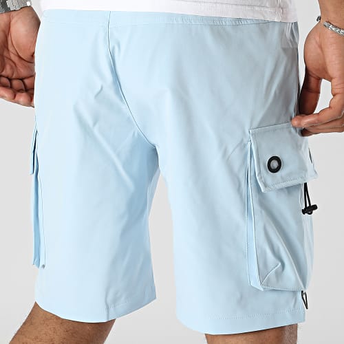 Short Cargo Bleu Clair