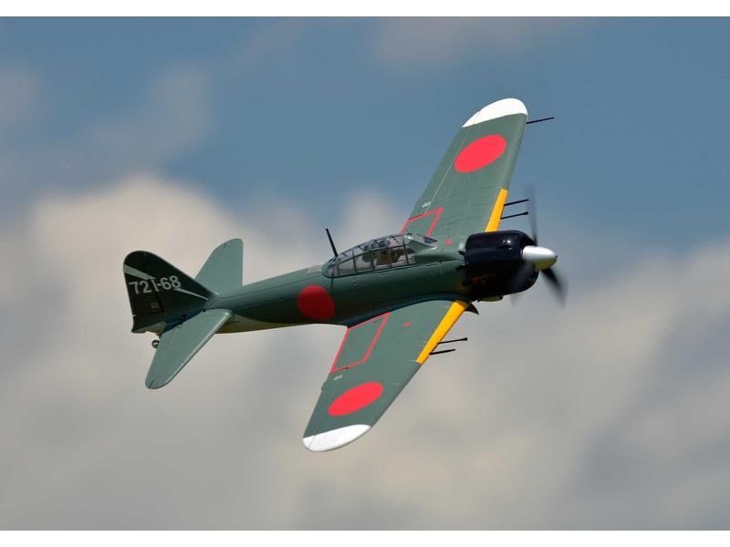 FMS Warbird Mitsubishi Zero A6M5 1100 mm PNP Japanischer Warbird mit elektrischem Einziehfahrwerk