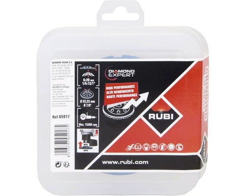 Rubi diamant slijpschijf, dubbele rij, Ø100 mm