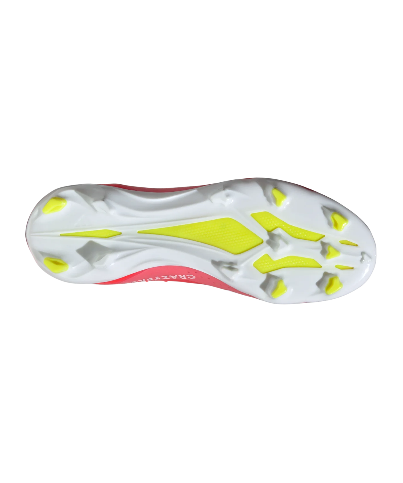 adidas X Crazyfast League FG Kids Energy Citrus Rot Weiss Gelb