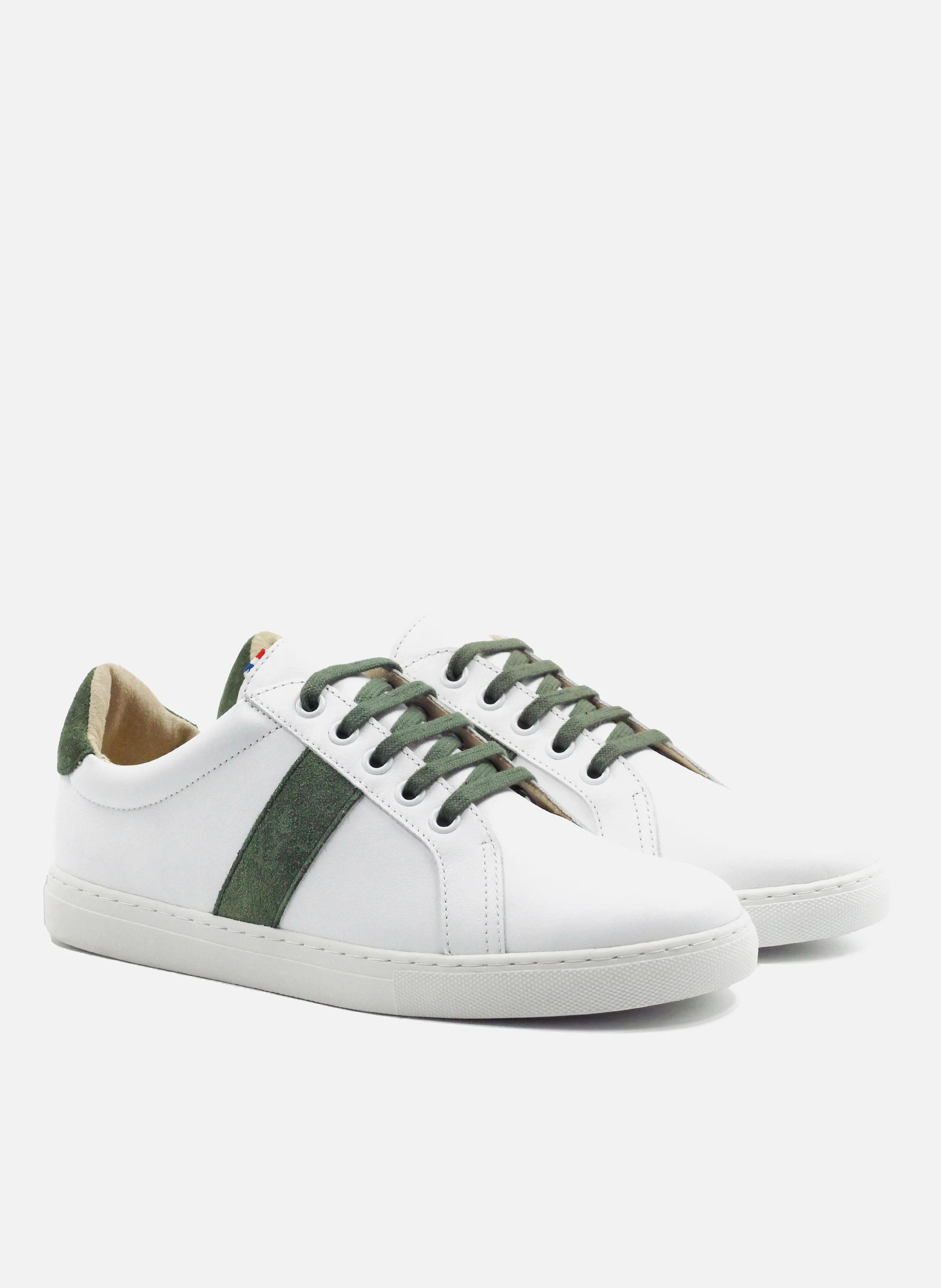 Baskets mif cuir | Blanc
