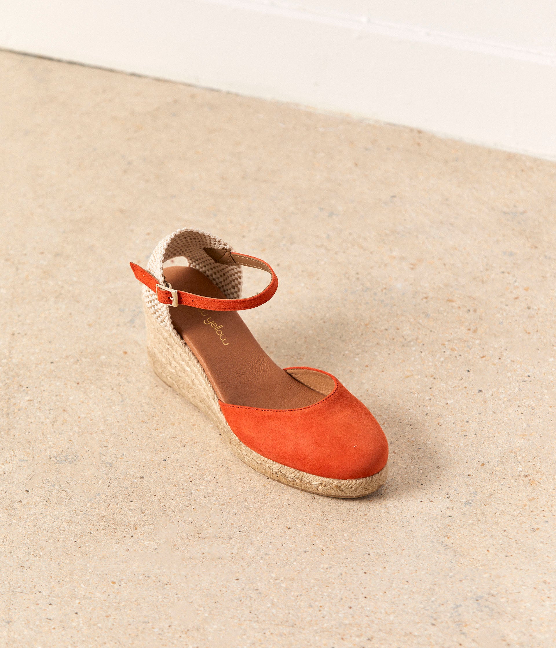 Espadrilles orange Estrella