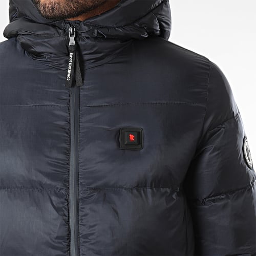 Doudoune Chauffante Capuche Birmingham Bleu Marine