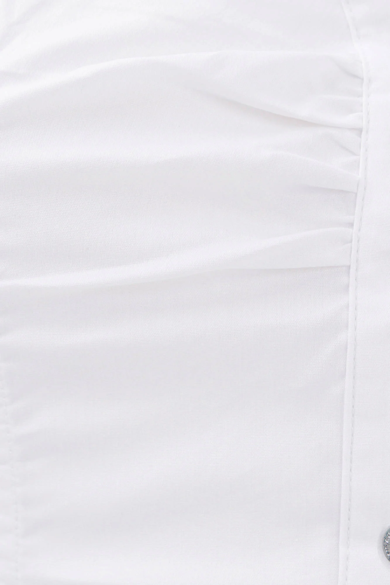 Morgan blouse met plooien wit