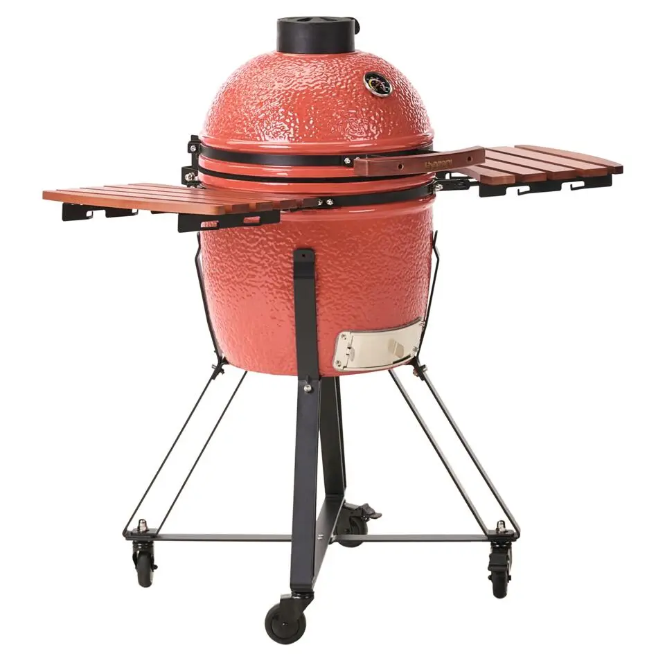 KAMADO - Houtskoolgrill - Rood - Keramiek