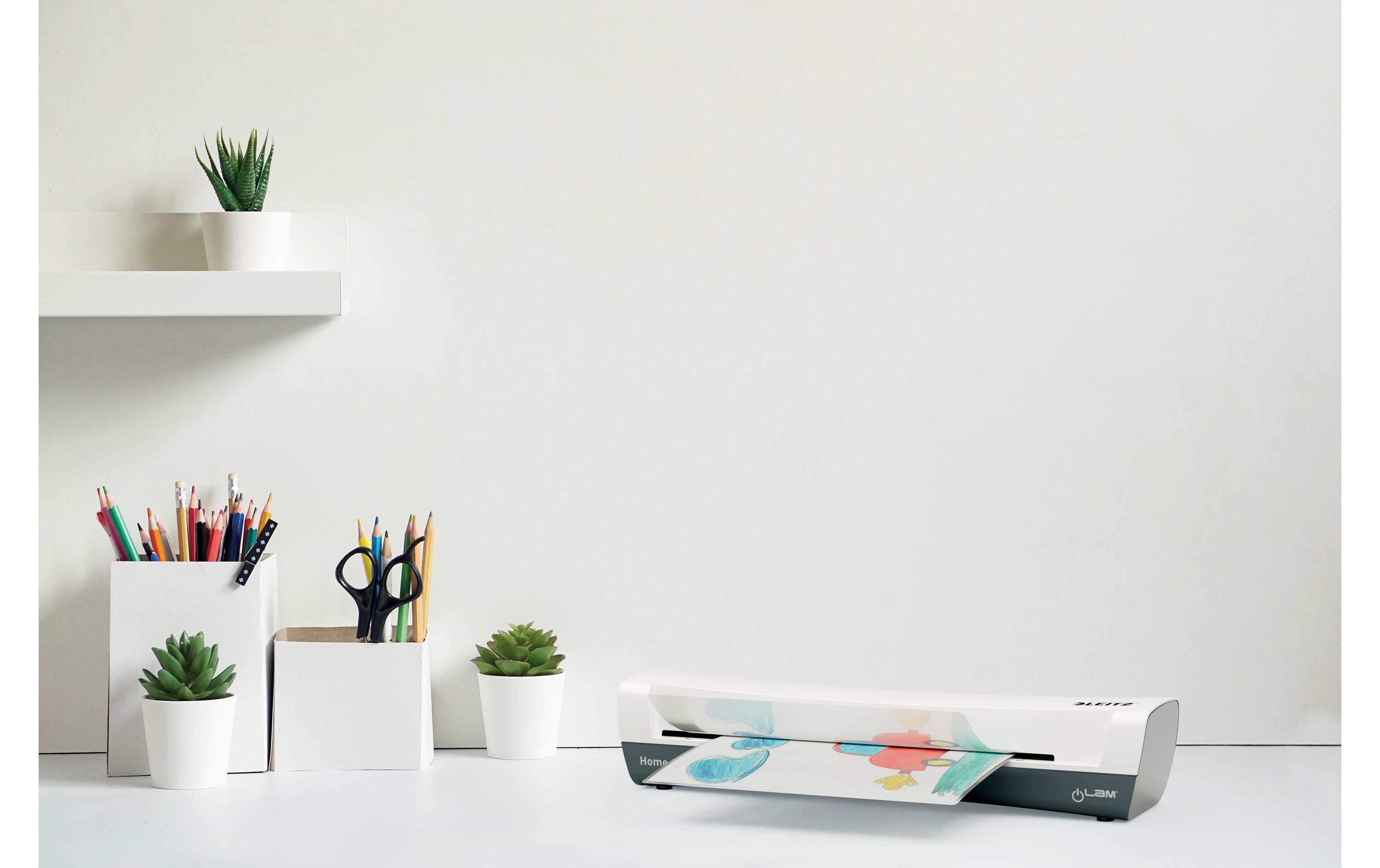 Laminiergerät iLAM Home A3, 125 Mikron, WeissA3-Laminator mit Folien-Einsteigerset