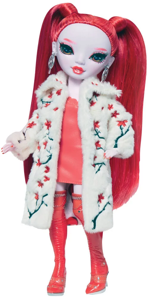 SHADOW HIGH - POUPEE MANNEQUIN 27 CM   ROSIE REDWOOD ROUGE AVEC COMPAGNON ET ACCESSOIRES