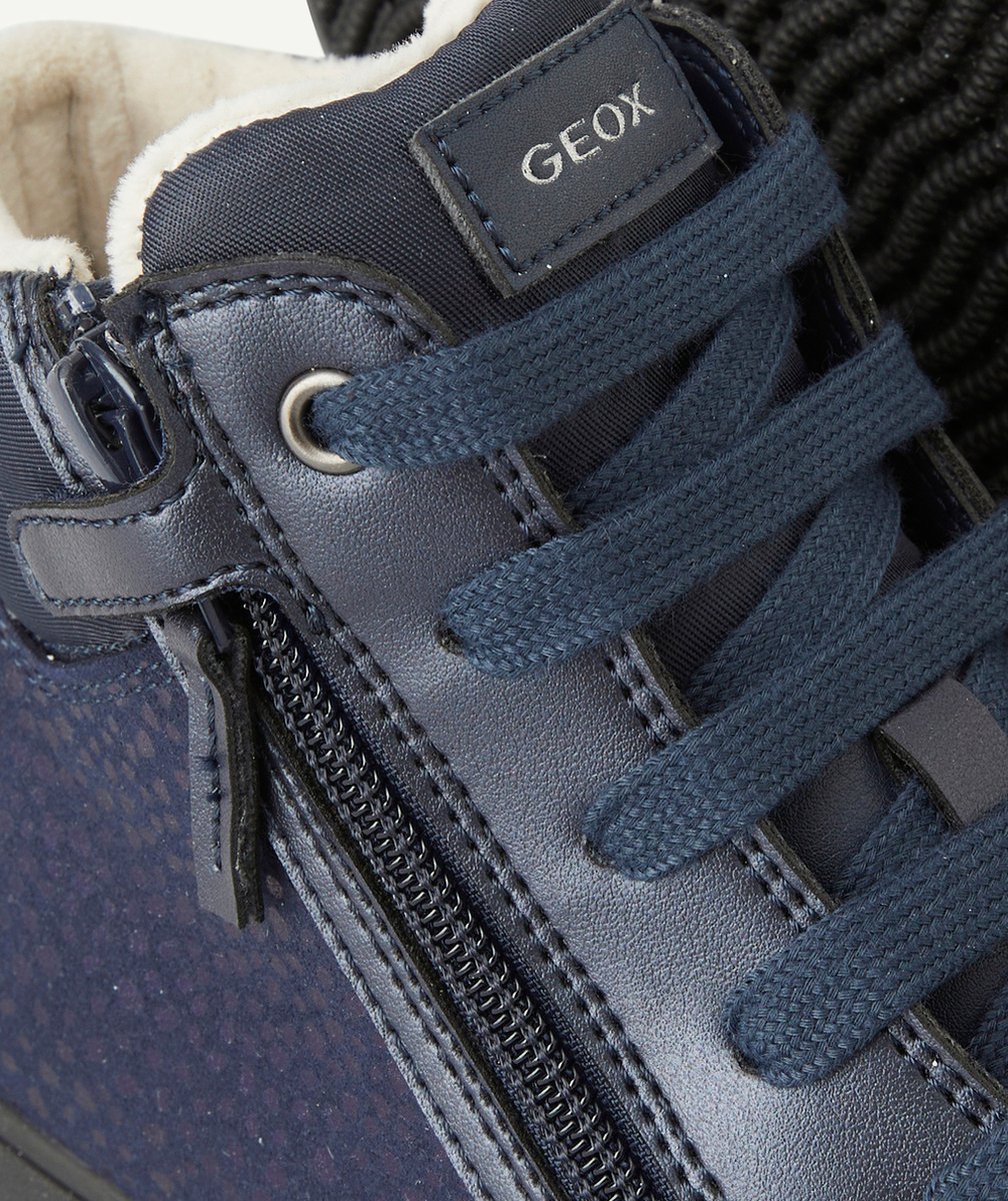 GEOXBASKETS GISLI FILLE BLEU MARINE ET DÉTAILS BRILLANTS
