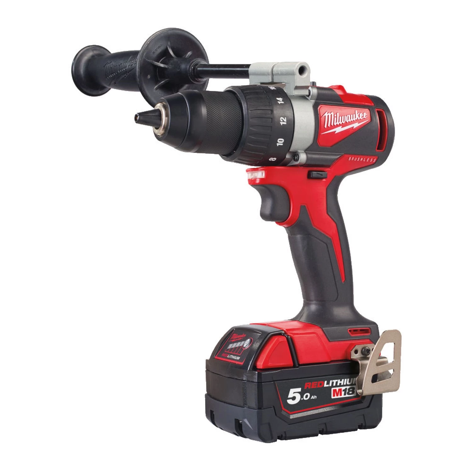 Milwaukee M18 BLDD2-0X 18V Li-Ion accu schroefboormachine body in HD-box - koolborstelloos - 82Nm