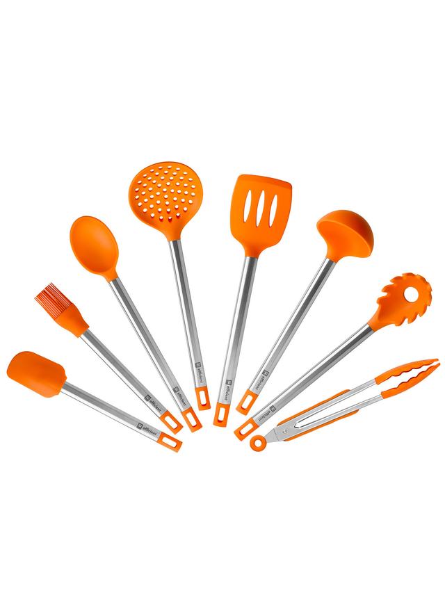 Teigschaber aus Edelstahl und Silikonkopf EFFICIENT-Serie, 28 cm