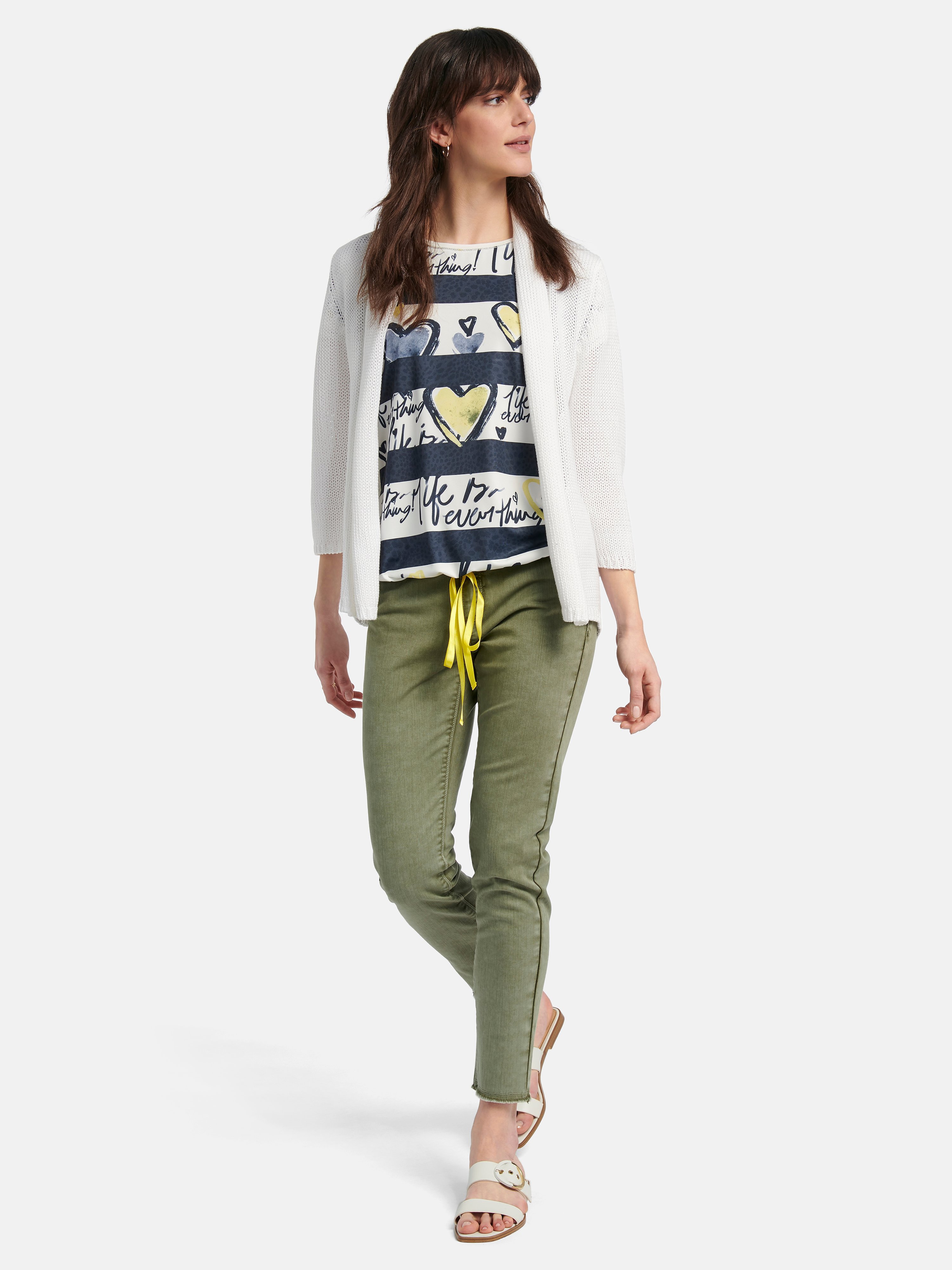 Cardigan mit 3/4-Arm