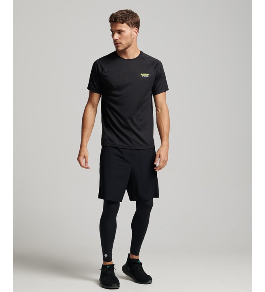Calça legging preta Superdry Core Fitting