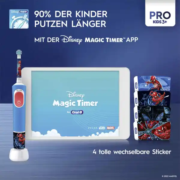 Vitality elektrische Zahnbürste Pro 103 Kids Spiderman