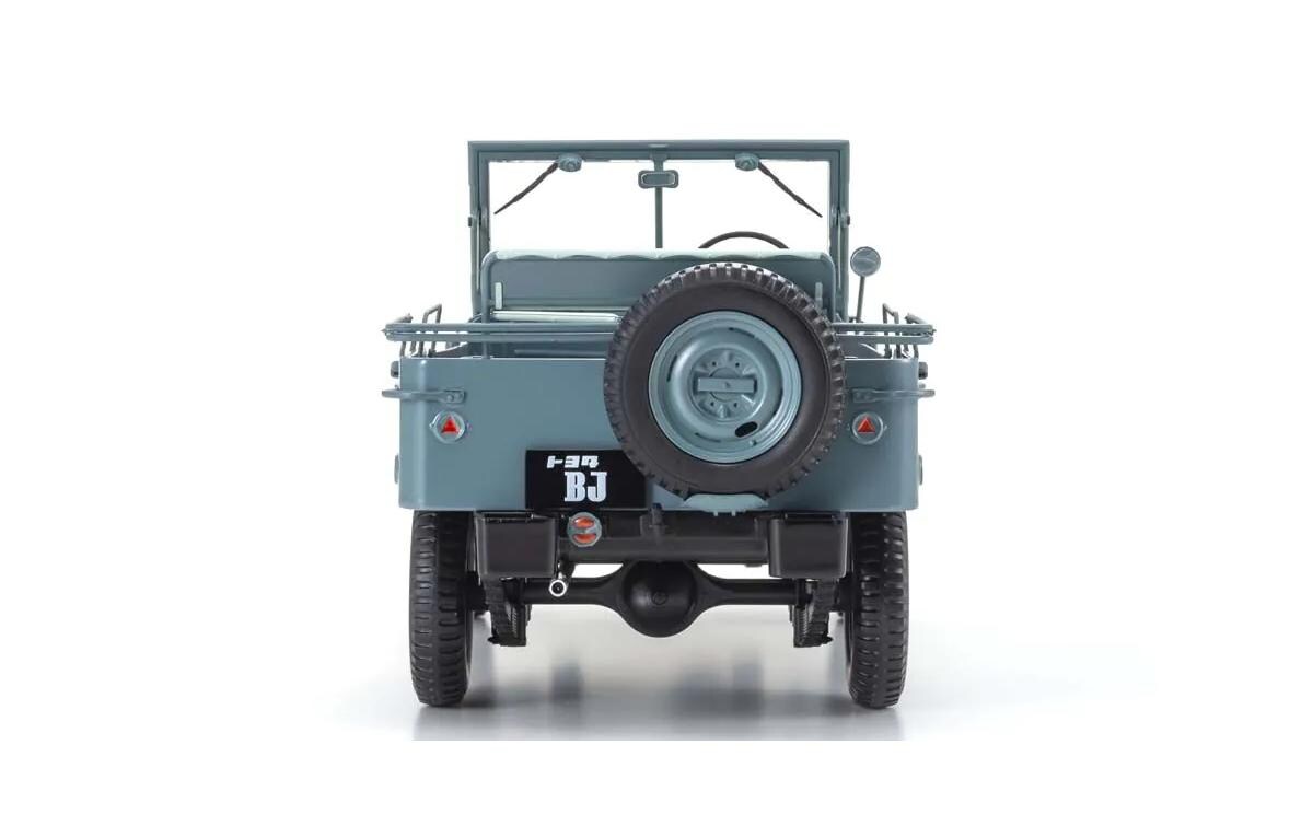 Toyota Land Cruiser BJ Blaugrün, 1:18<br>Detailgetreues Modellauto für Sammler im Massstab 1:18