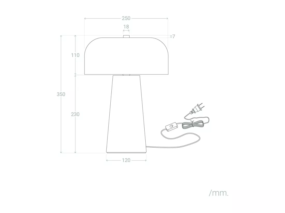 Lampe à Poser Métal Kupla Blanc