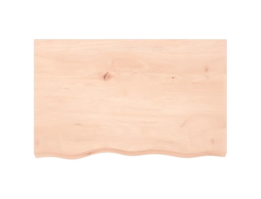 VIDAXL - Arrière de comptoir Comptoir de salle de bain 80x50x6 cm bois massif non traité
