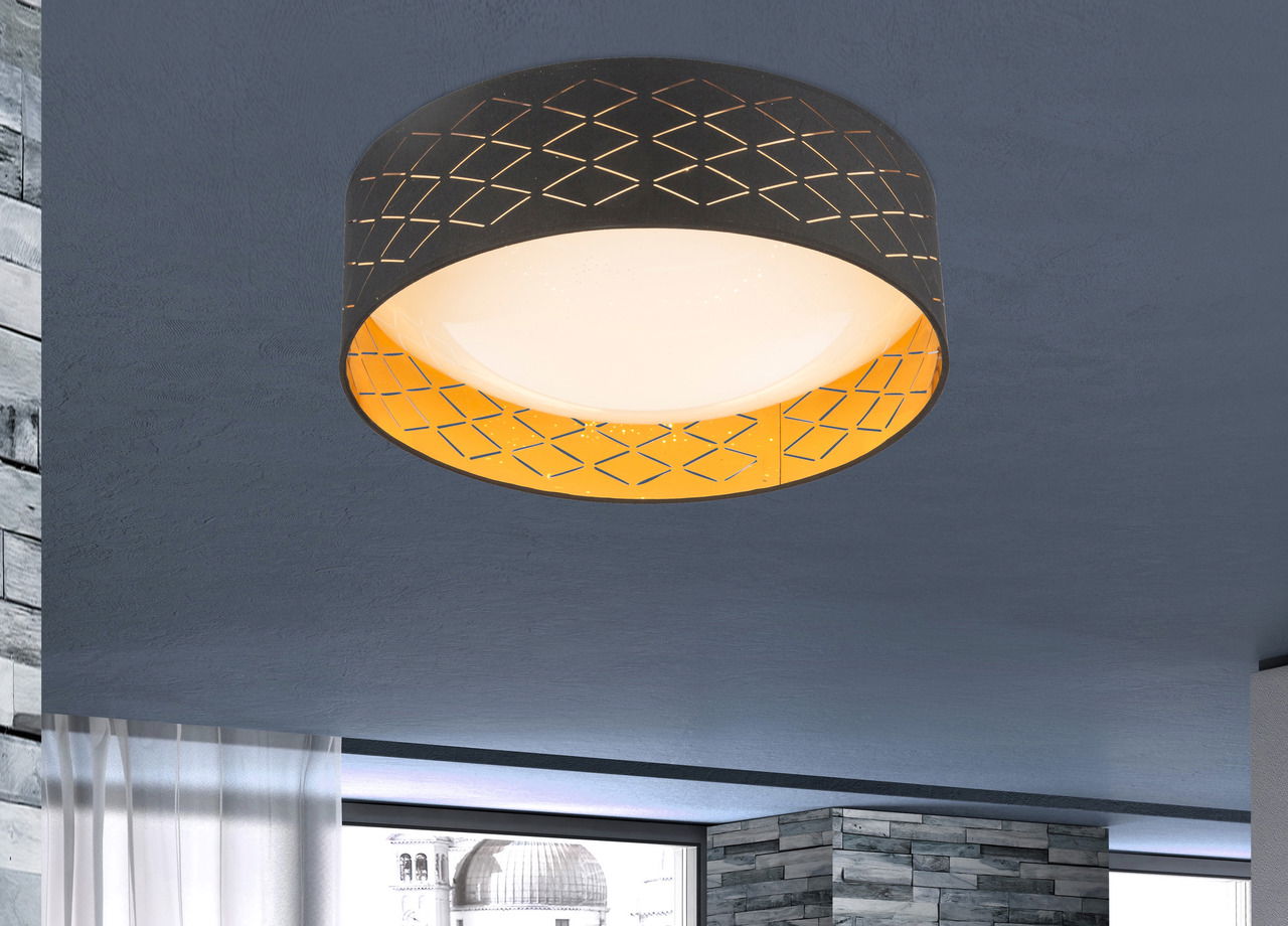 Globo Lighting Deckenleuchte Metall weiß