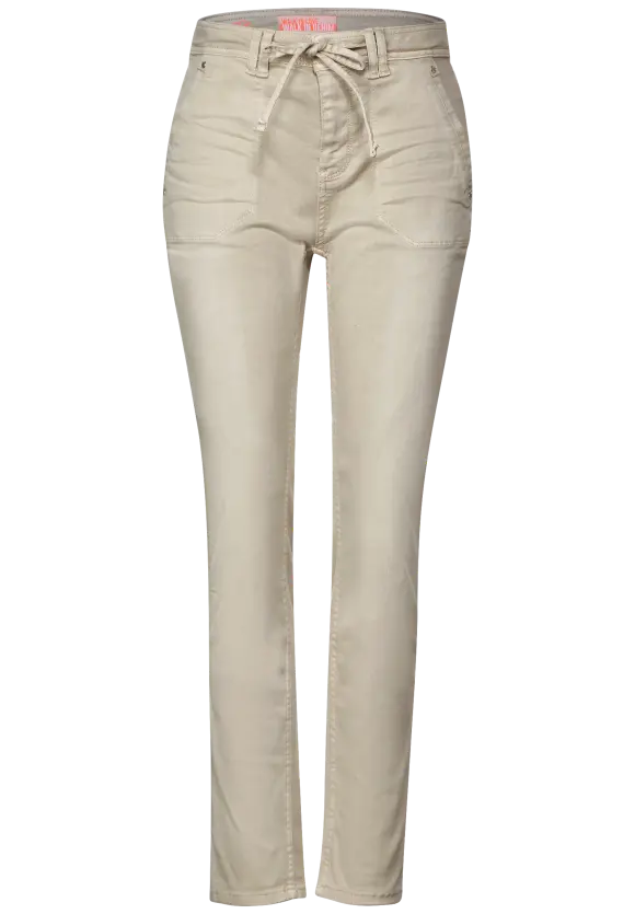 Loose Fit Jeans - soft sand washed