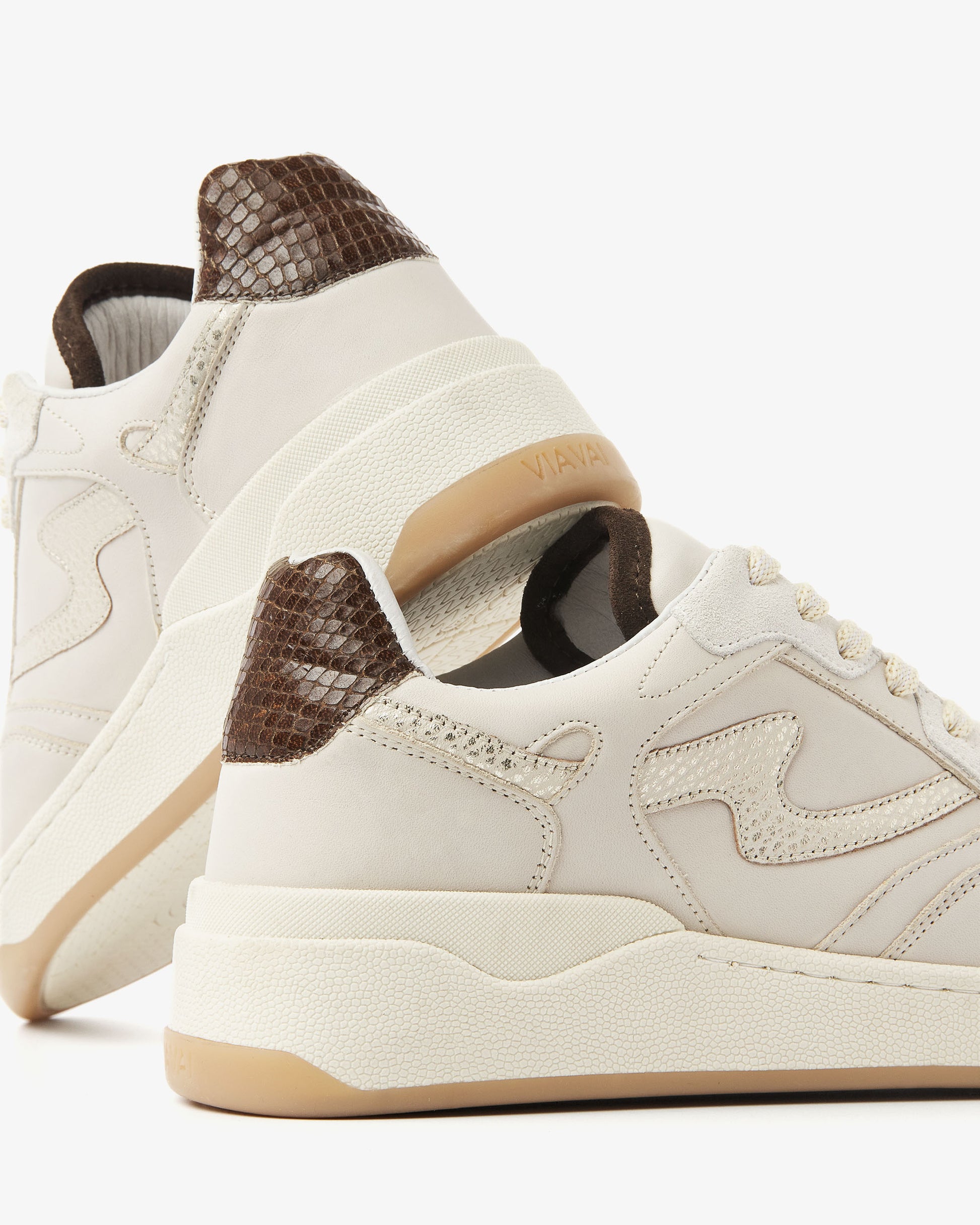 VIA VAI beige dames sneakers Sam Levi