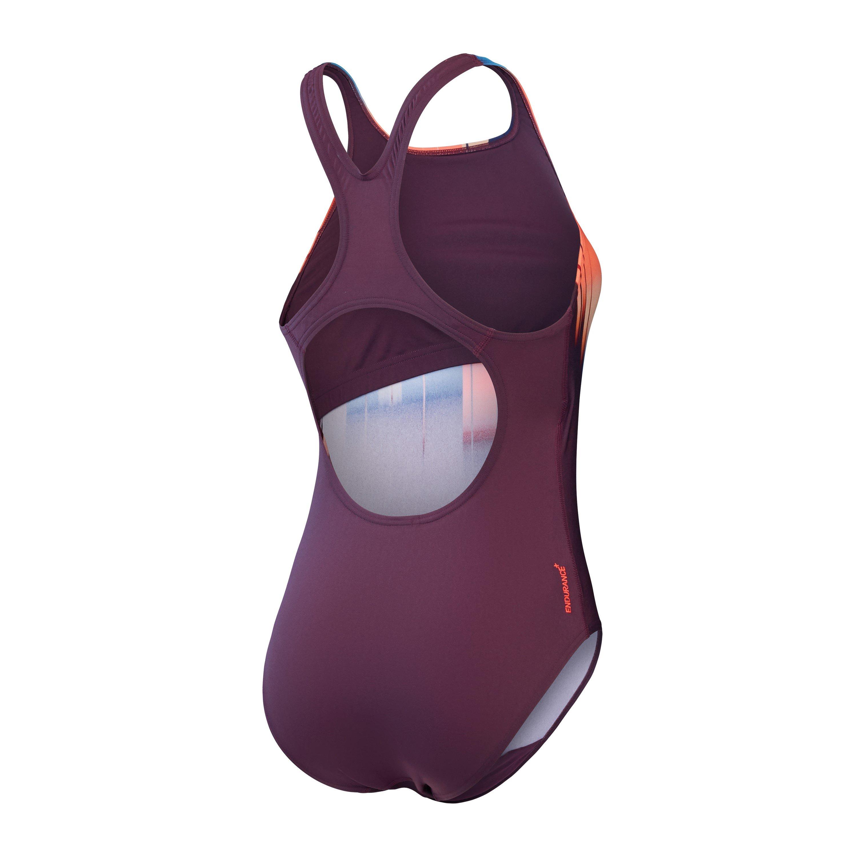 Speedo Digital Printed Medalist Swimsuit Womens