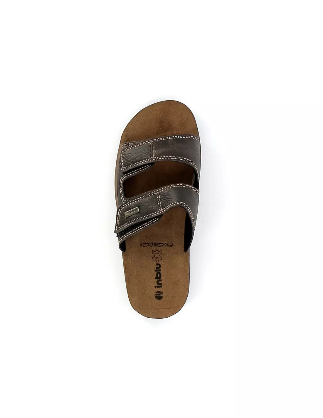 INBLU TG18WK25 - Sandales, mules & nu-pieds Darkbrown